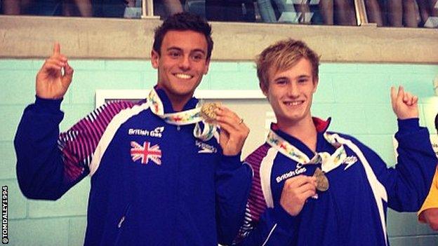 Tom Daley and Jack Laugher