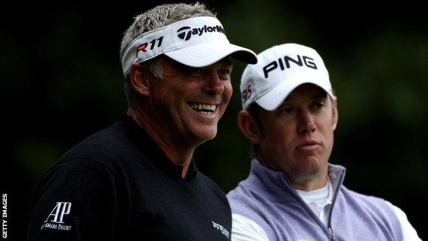 Darren Clarke and Lee Westwood