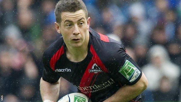 Greig Laidlaw in action for Edinburgh