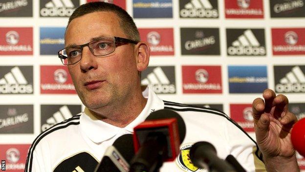 Scotland manager Craig Levein