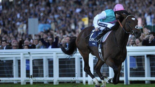 Tom Queally and Frankel