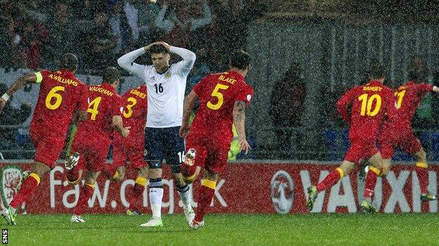 Scotland lost 2-1 to Wales on Friday