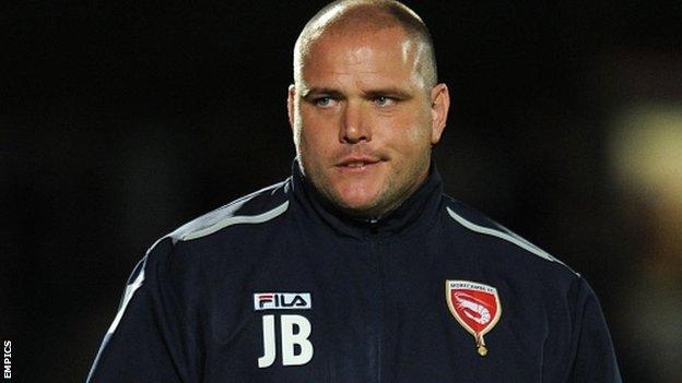 Morecambe boss Jim Bentley