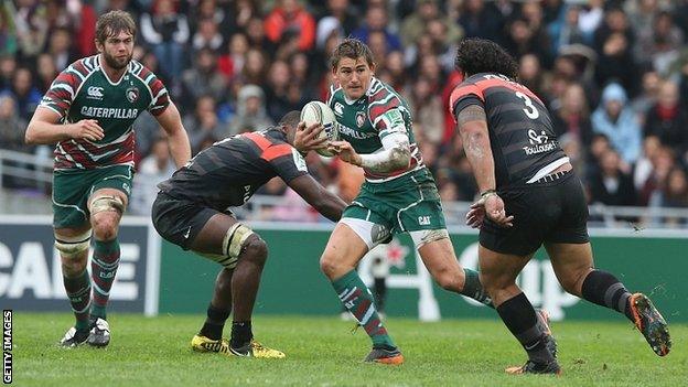 Toby Flood of Leicester