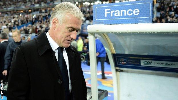 France coach Didier Deschamps