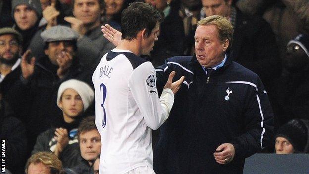 Gareth Bale and Harry Redknapp