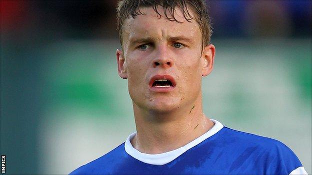 Oldham Athletic striker Matt Smith