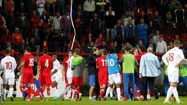 England Under-21s v Serbia Under-21s