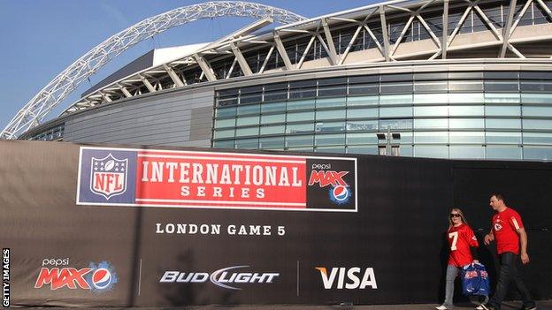 Wembley has hosted regular-season NFL games since 2007