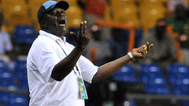 Botswana coach Stanley Tshosane