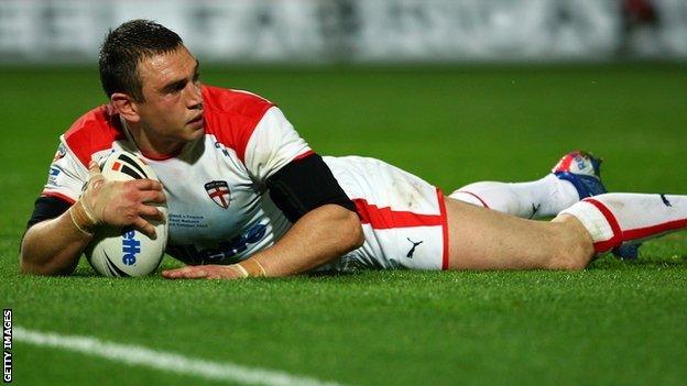 England captain Kevin Sinfield