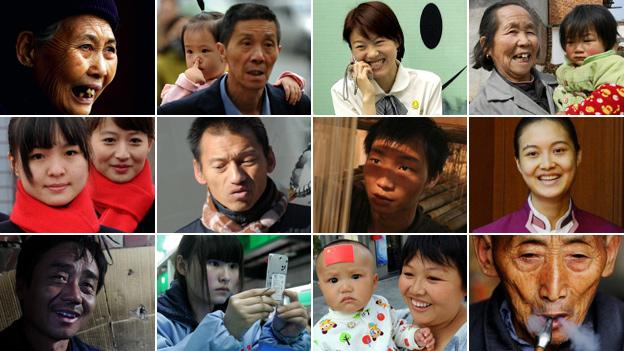 Chinese faces