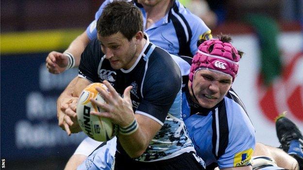 Glasgow Warriors winger Tommy Seymour