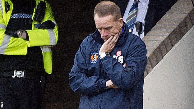 Kilmarnock manager Kenny Shiels