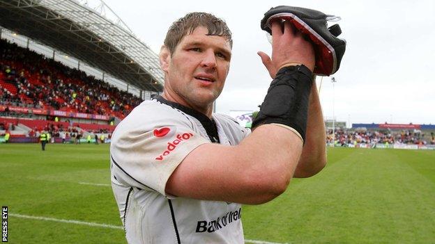 Ulster captain Johann Muller