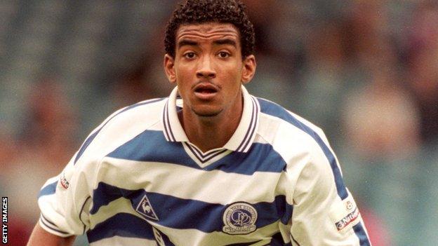 Richard Langley in action for QPR