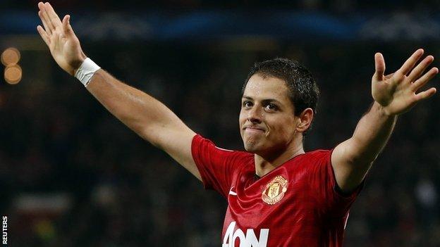 Manchester United strike Javier Hernandez