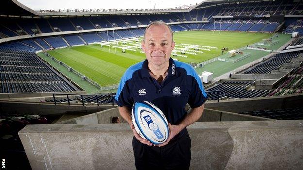 Scotland head coach Andy Robinson