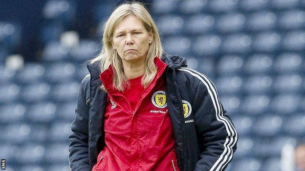 Scotland head coach Anna Signeul