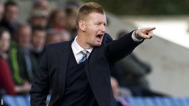 St Johnstone manager Steve Lomas