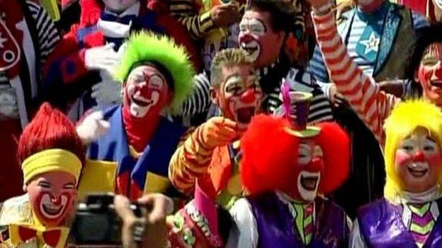 Clowns at convention