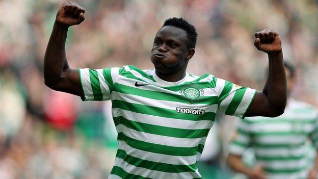 Celtic's Keyan midfielder Victor Wanyama