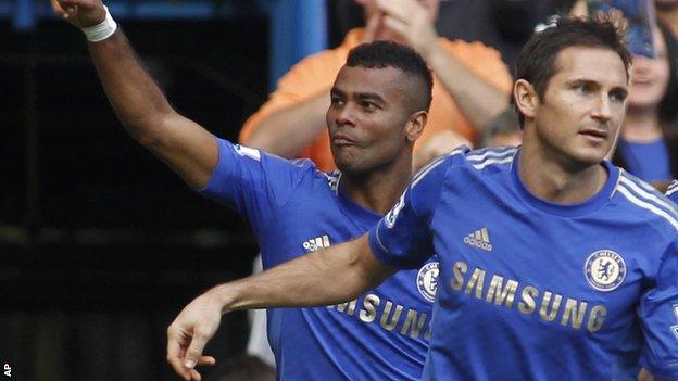 Ashley Cole (left) and Frank Lampard