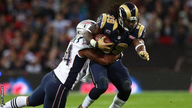 New England Patriots v St Louis Rams at Wembley