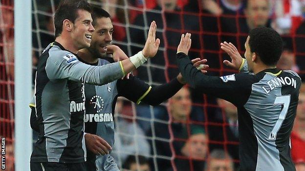 Tottenham celebrate