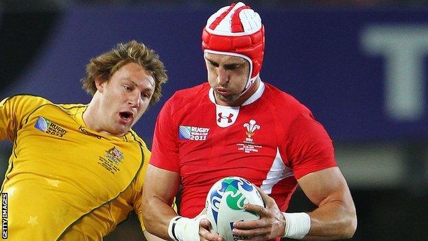 Wales lock Luke Charteris is set to face Australia once more