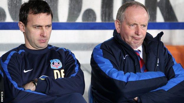 Dougie Freedman (l) and Lennie Lawrence