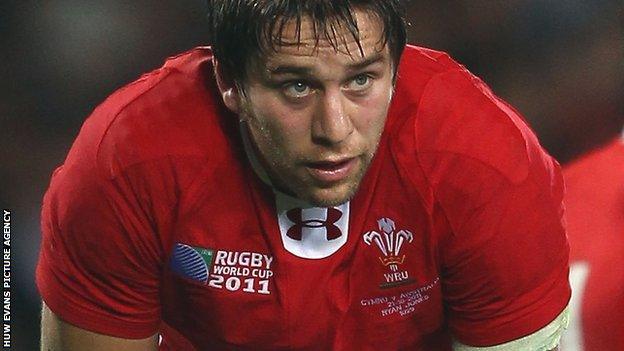 Wales back-row Ryan Jones