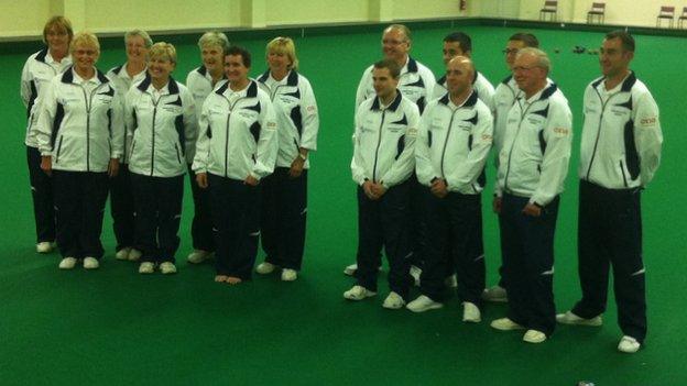 Jersey bowls team for Australia