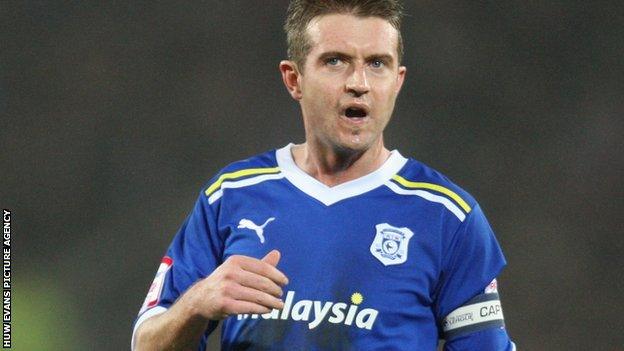 Cardiff midfielder Stephen McPhail