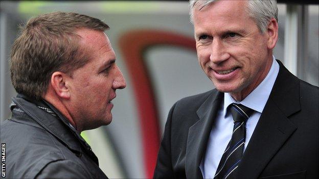 Brendan Rodgers and Alan Pardew