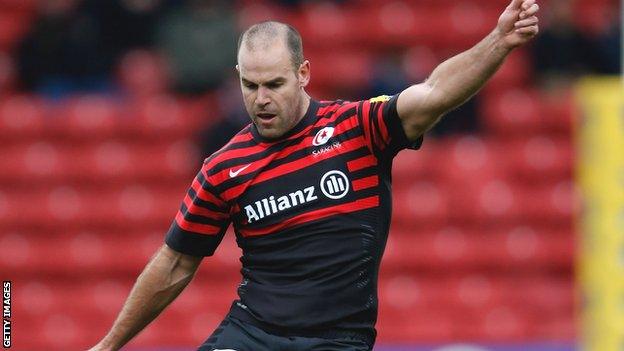 Saracens fly-half Charlie Hodgson