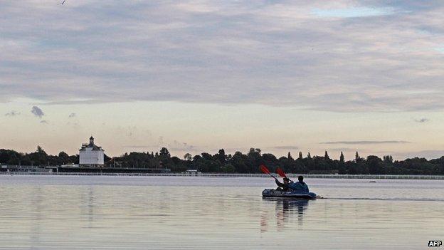 Flood waters of the Ouse