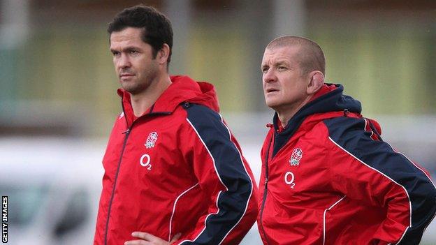 Andy Farrell and Graham Rowntree