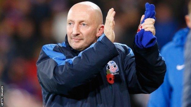 New Crystal Palace manager Ian Holloway