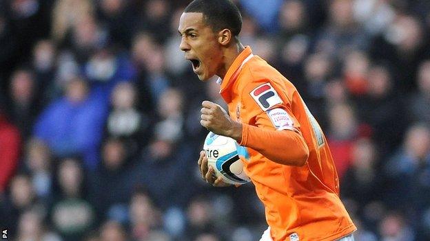 Tom Ince of Blackpool