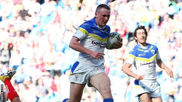 Warrington forward Ben Currie