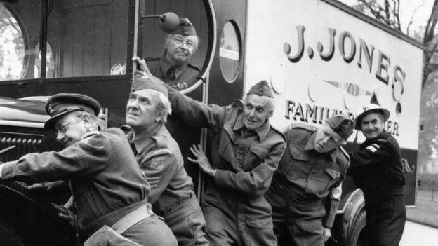 L/Cpl Jones's butcher's van in Dad's Army