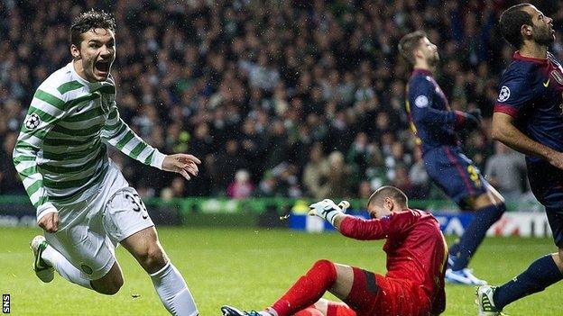 Celtic forward Tony Watt