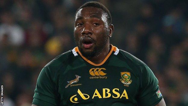 Tendai Mtawarira is ruled out for the Springboks