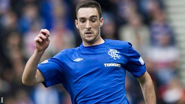 Rangers left-back Lee Wallace