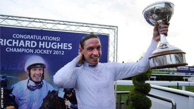 Champion Flat jockey Richard Hughes