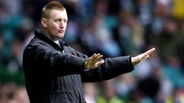 St Johnstone manager Steve Lomas