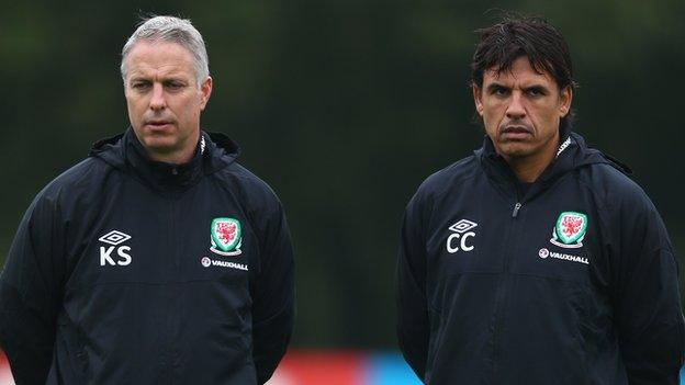 Kit Symons and Chris Coleman