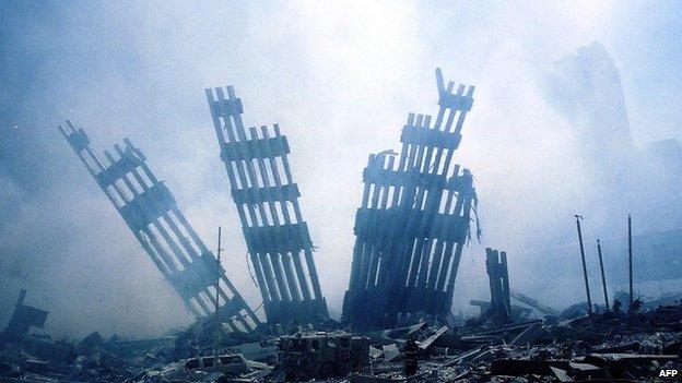 Ruins of the World Trade Center