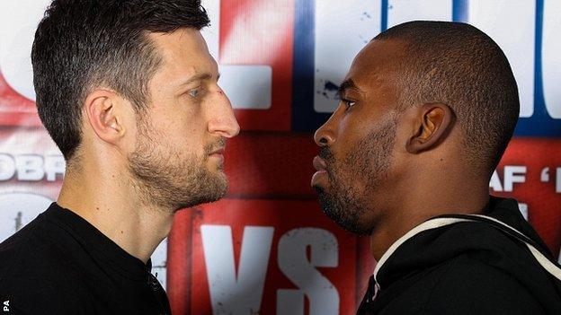 Carl Froch and Yusaf Mack